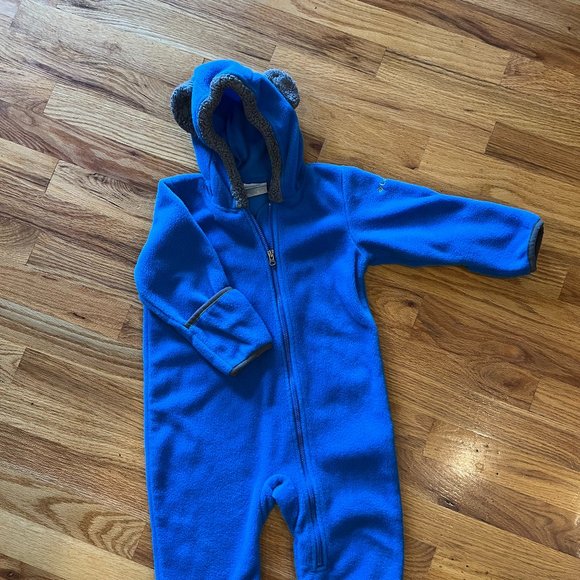 Columbia Other - Columbia Fleece Zip Tiny Bear Bunting